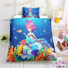 Mermaid Princess Bedding Set Uni