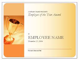 There are also certificates in management, such as project management certificates. Download Employee Of The Year Award Free Certificate Templates For Ms Office