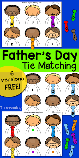 father s day tie matching activities