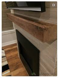 Wooden Mantle Above Fireplace 255995