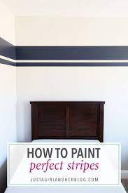 How To Paint Perfect Stripes Striped
