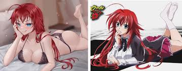 My version of the famous Rias Gremory wallpaper [wonni__] : r/AnimeART