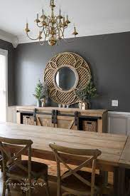 Charcoal Painted Walls In My Dining