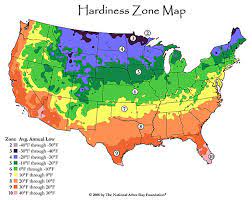 hardiness zone map for succulent plants