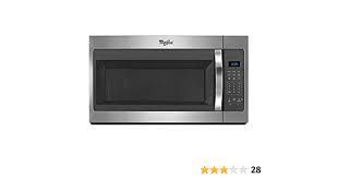 Stainless steel countertop microwave whirlpool wmh31017fs manual. Amazon Com Whirlpool Wmh31017fs Wmh31017fs 1 7 Cu Ft 1000w Stainless Over The Range Microwave Home Kitchen