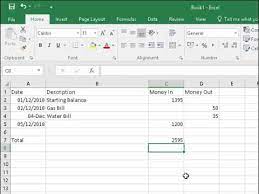 income and expenditure spreadsheet