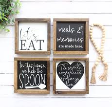 kitchen wall decor rustic kitchen signs
