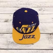 This new era strapback cap is made from 100% polyester. Vintage Utah Jazz Cap Vintage Lover