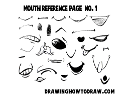 drawing cartoon ilrated mouths