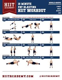 12 quick high intensity interval