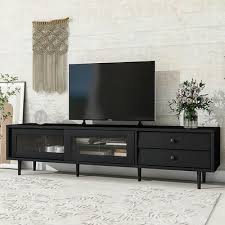 Contemporary Tv Stand With Sliding