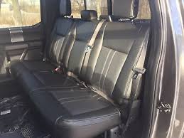 Black Leather Seat Cover Set