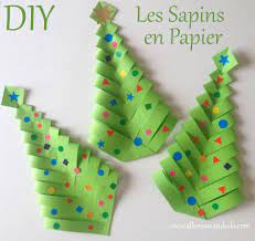 Fabrique des Sapins de Noël en papier (DIY facile et rapide!) - Allo Maman  Dodo
