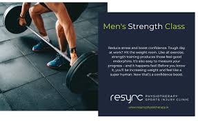 male strength training resync