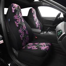Lily Hibiscus Car Seat Covers For