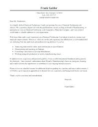 Cover Letter For Lab Technician Lab Technician Cover Letter Sample