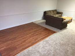 carpet and luxury vinyl plank install