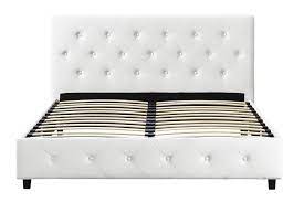 Faux Leather Queen Upholstered Bed