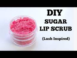 diy lush lip scrub without coconut oil
