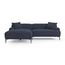 seater sofa with chaise polynesian blue