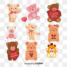 cute teddy bear png vector psd and