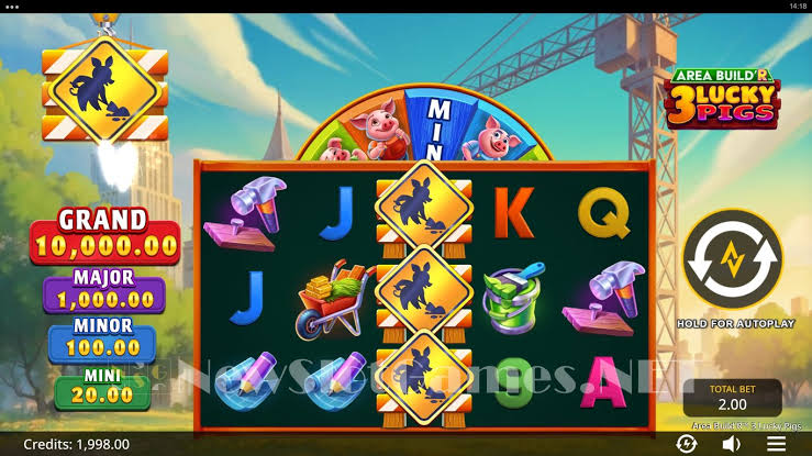 Area BuildR 3 Lucky Pigs Slot Review & Demo by Microgaming - Play Free Online