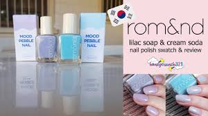 rom nd mood pebble nail lilac soap