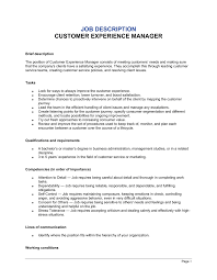 customer experience manager job
