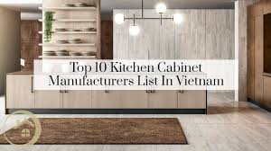 kitchen cabinet manufacturers list