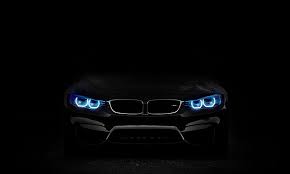 bmw headlights lights car dark hd