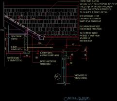 roof detail dwg detail for autocad
