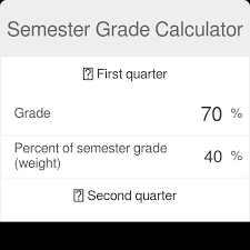 semester grade calculator