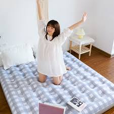 Plaid Inflatable Bed Fiber Technology