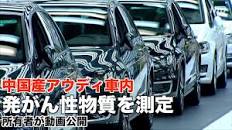 「中国産アウディ フォルクスワーゲン内装に有毒材料使用で所有者は白血病に」の画像検索結果