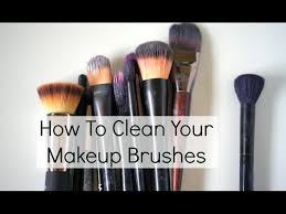 diy makeup brush cleaner at home