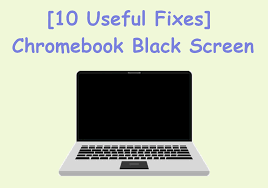 chromebook black screen