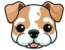 cute dog sticker for commercial use