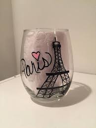 Large Hand Painted Wine Tumbler With