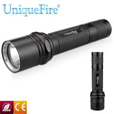 Us 16 89 5 Off Uniquefire Led Flash Light 504b Mini Flat Rechargeable Xre Led Green Red Light 1 Mode Flashlight Led Lamp 1200 Lumen For Camp In Led