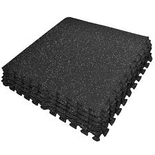 gym flooring rubber mat interlocking