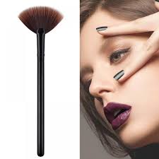 fan makeup brush portable slim