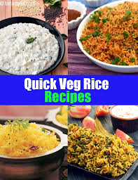 128 quick rice recipes quick veg