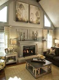 decorating walls with vaulted ceilings