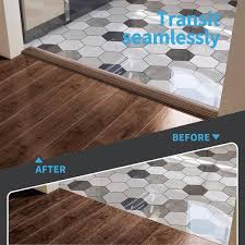 art3d brown 1 57 in x 120 in self adhesive vinyl transition strip for joining floor gaps floor tiles light
