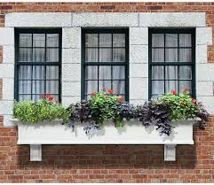 6 Ft White Window Box Planter Pot