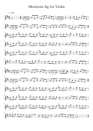 Print And Download Morrisons Jig For Violin Made By Thyde0