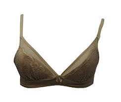 Secret Treasures Womens Bralette Wirefree Solid Nude Lace