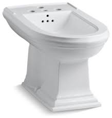 Whether you need a flapper or a plunger assembly, repair parts for your barrington toilet are right here at plumbingsupply.com®! Kohler Memoirs Bidet Plumbed For Vertical Spray Bidet Faucet Traditional Bidets By The Stock Market Houzz