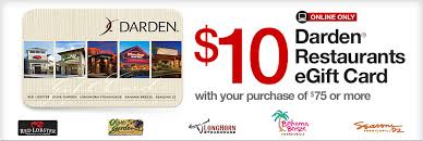 Check your darden gift card balance online, over the phone, or at any darden restaurant location. Darden Restaurants Egift Card With 75 Purchase At Office Depot