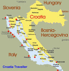 Detailed road map of the croatian coast. Croatia Map Croatia Map Croatia Holiday Croatia